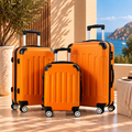 Pack 3 valises orange Valora