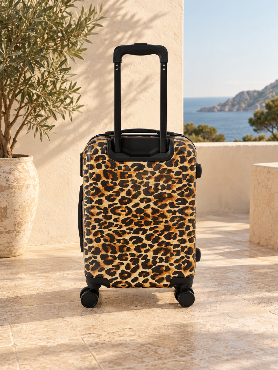 🐆 Pack Baddies – 3 Valises Léopard 20 24 et 28 pouces